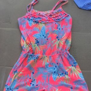 Floral kids one piece